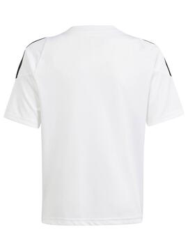 Camiseta Adidas Tiro14 Blanco Ngr Niño
