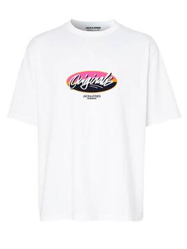 Camiseta Jack and Jones Jortampa Blanca M