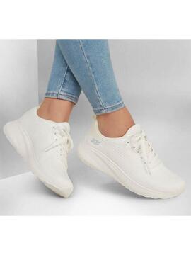 Zapatilla Skechers Bobs W Blanco