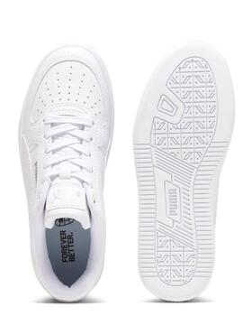 Zapatilla Puma Caven W Blanca Plata