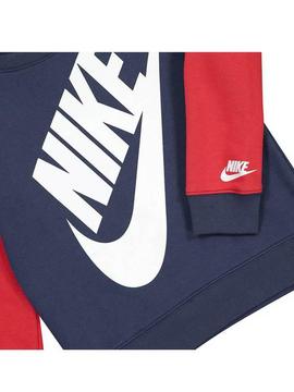 Chandal Nike Navy/Rojo Niño