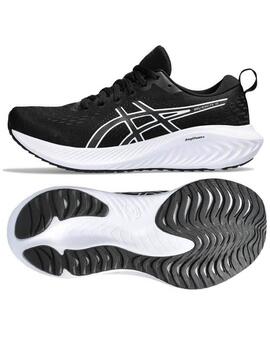Zapatilla Asics Excite Negro Blanco W