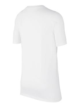 Camiseta Nike Blanco/Verde Niño