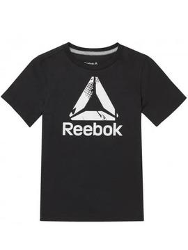 Camiseta Reebok Negro Niñ@