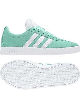 Zapatilla Adidas VL Court Verde Agua Niñ@