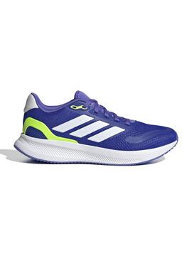 Zapatilla Adidas Runfalcon 5 Azul/Verde Jr