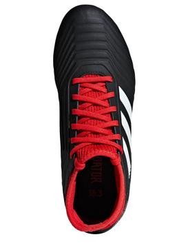 Bota de Futbol Predator 18.3  Negra/Roja tacos