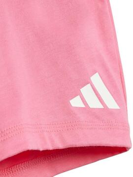 Conjunto Adidas Bos Rosa Bebe