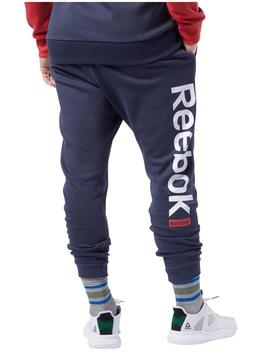 Pantalon Reebok TE Big Logo Jogger Marino Hombre