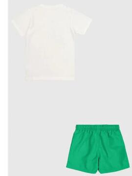 Conjunto Corto Champion Patin Verde Jr