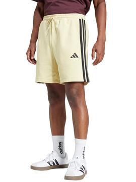 Pantalon Corto Adidas 3S M Amarillo