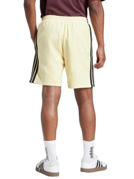 Pantalon Corto Adidas 3S M Amarillo