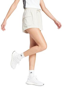 Pantalon Corto Adidas SL W Beige