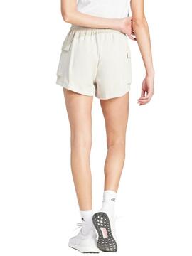 Pantalon Corto Adidas SL W Beige