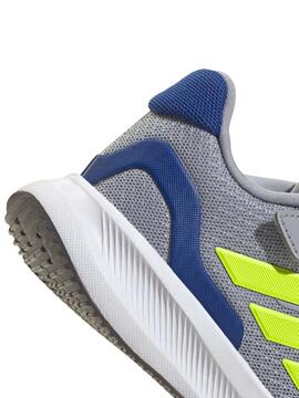 Zapatilla Adidas Runfalcon 5 Gris Jr