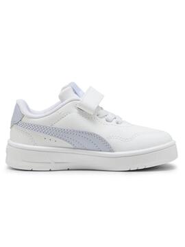 Zapatilla Puma Court Lally Blanco Malva Bebe