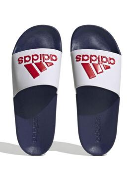 Chancla Adidas Adilette Shower M Marino/Blanco