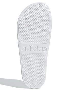 Chancla Adidas Adilette Aqua Blanco/Negro