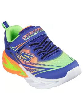 Zapatilla Skechers Lights: Flex-Glow Multicolor Jr