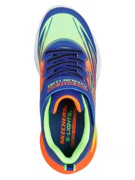 Zapatilla Skechers Lights: Flex-Glow Multicolor Jr