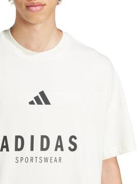 Camiseta Adidas SZN M Crema