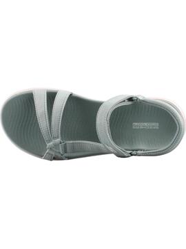 Sandalia Skechers Go Walk Flex W Verde