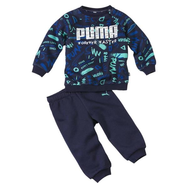 Chandal Puma Minicats Crew Jogger Marino Niño