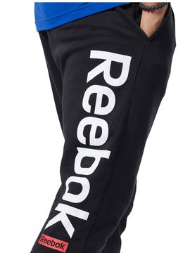 Pantalon Reebok Linear Logo Jogger Negro Hombre