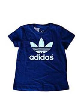 Camiseta Adidas Trefoil Azul Niñ@
