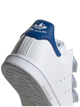 Zapatilla Adidas STAN SMITH CF I Blanco/Azul Bebé
