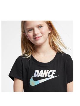 Camiseta Nike Dance Negro Niña