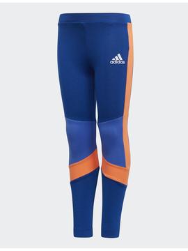 Malla Adidas Tight Azul/Naranja Niña