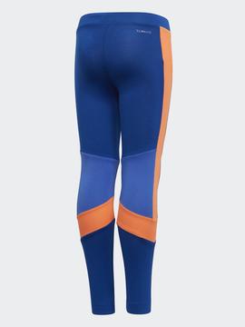 Malla Adidas Tight Azul/Naranja Niña