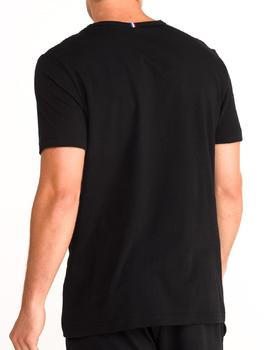 CAMISETA LE COQ SPORTIF NEGRA