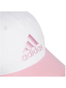 Gorra Adidas Graphic Cap Blanco/Rosa Niña