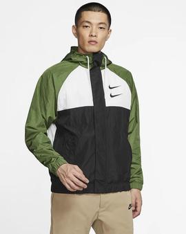 Windbreaker Nike Negro/Verde Hombre