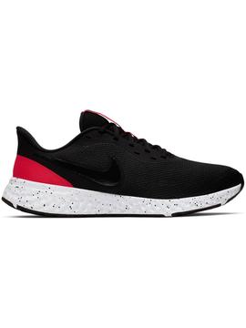 Zapatilla Nike Revolution Negro/Rojo Hombre