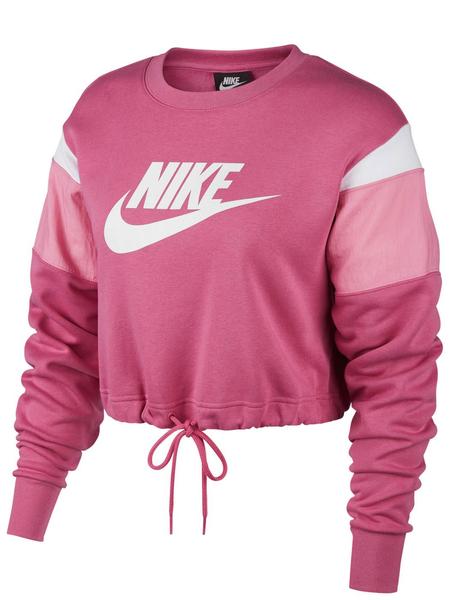 ganancia lecho Hierbas Sudadera Nike Rosa Mujer