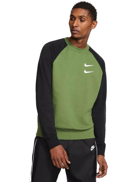 bolsillo Referéndum tifón Sudadera Nike Verde/Negro Hombre