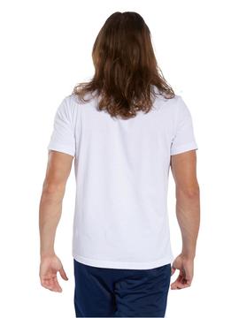 Camiseta Reebok Blanco/Metal Hombre