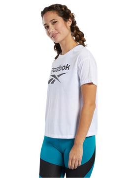 Camiseta reebok blanca best sale