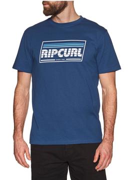 Camiseta Rip Curl Azul Hombre