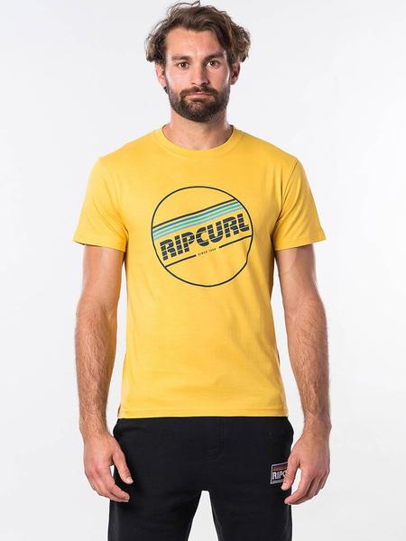 Camiseta Rip Curl Amarillo Hombre