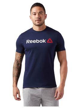 Camiseta Reebok Linear Read Marino