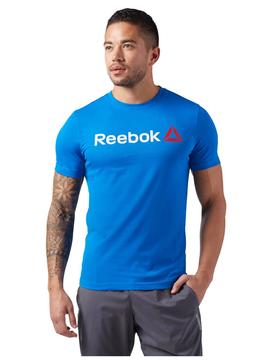 Camiseta Reebok - Marino - Camiseta Manga Larga Hombre