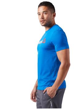 Camiseta Reebok Linear Bluspo Azul