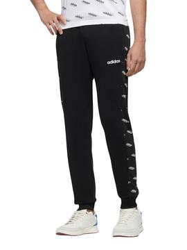 Pantalon Adidas Logo Negro Hombre