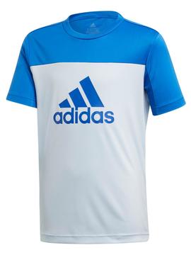 Camiseta Adidas AeroReady Azul Niño