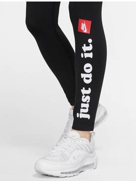Malla Nike Just Do It Negro Mujer