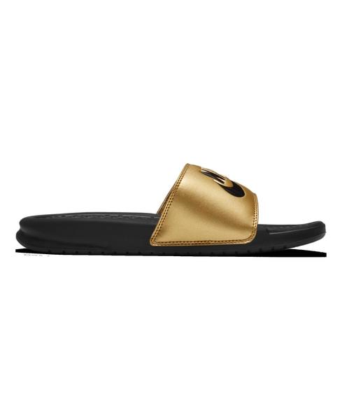 Chanclas Nike Negro/Oro Mujer